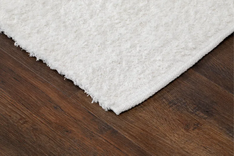 Falsterbo puuvillamatto 75x230 cm - Valkoinen - Kodintekstiilit & matot - Matto - Moderni matto - Puuvillamatto