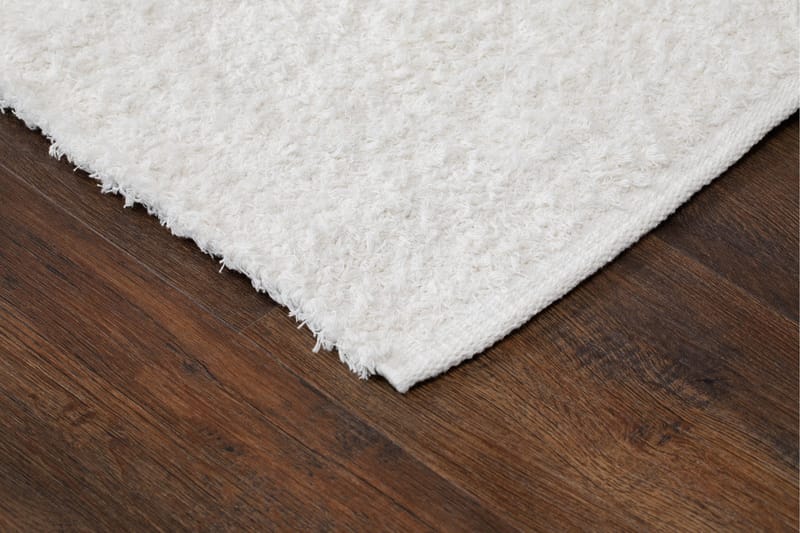 Falsterbo puuvillamatto 160x230 cm - Valkoinen - Kodintekstiilit & matot - Matto - Moderni matto - Puuvillamatto