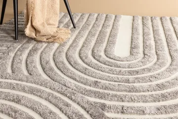 Nukkamatto Nikita 200x290 cm - Harmaa - Kodintekstiilit & matot - Matto - Moderni matto - Nukkamatto