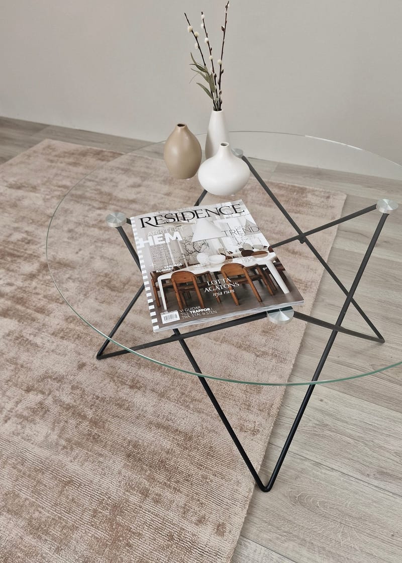 Tribeca viskoosimatto 160x230 cm suorakaide - Pellava - Kodintekstiilit & matot - Matto - Moderni matto - Viskoosimatto & keinosilkkimatto