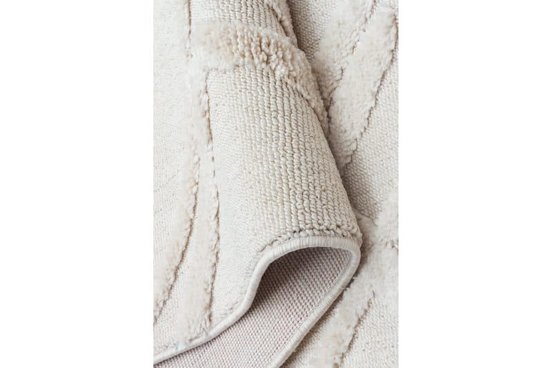 Tolina Wiltonmatto 160x230 cm Suorakaide - Valkoinen - Kodintekstiilit & matot - Matto - Moderni matto - Wilton-matto