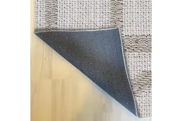 Maltina Puuvillamatto 80x120 cm Suorakaide - Harmaa - Kodintekstiilit & matot - Matto - Moderni matto - Puuvillamatto
