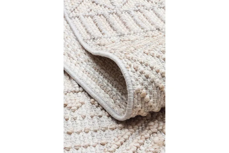 Cozy Wiltonmatto 120x180 cm Suorakaide - Harmaa/Beige - Kodintekstiilit & matot - Matto - Moderni matto - Käytävämatto