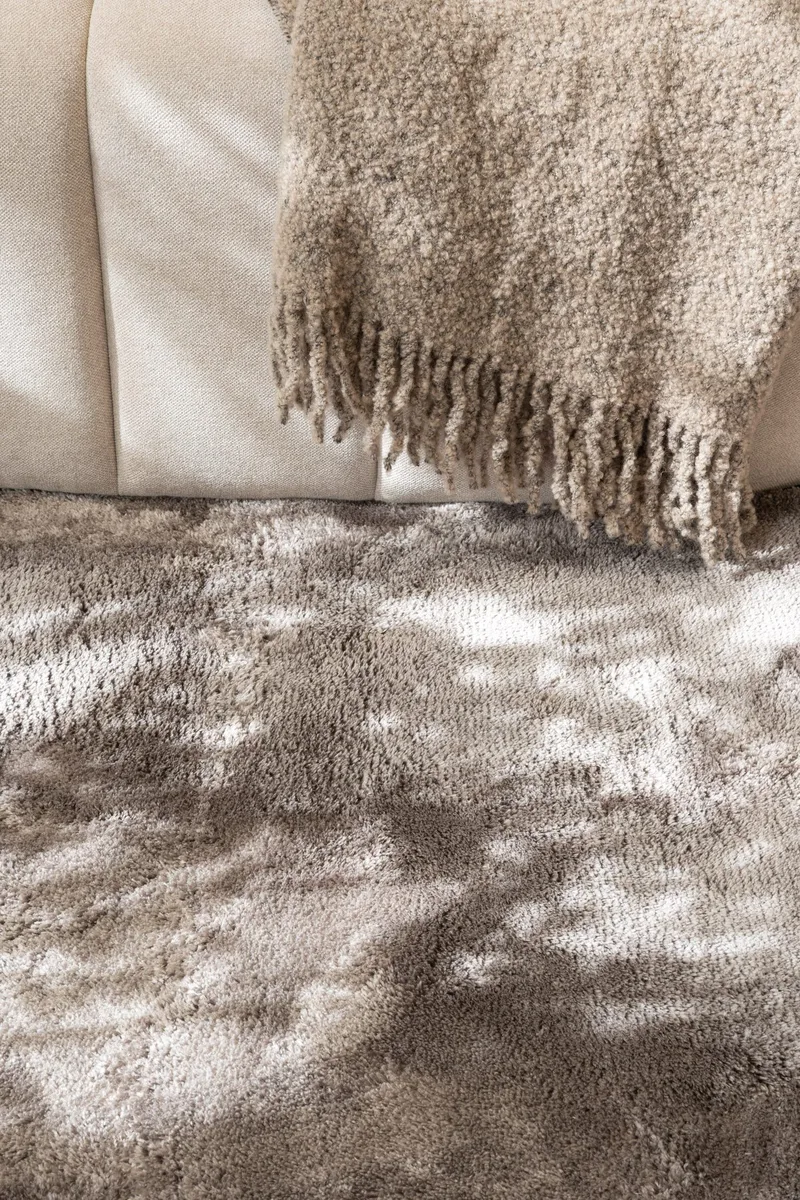 Cozy nukkamatto 133x190 cm suorakaide - Harmaa - Kodintekstiilit & matot - Matto - Moderni matto - Nukkamatto