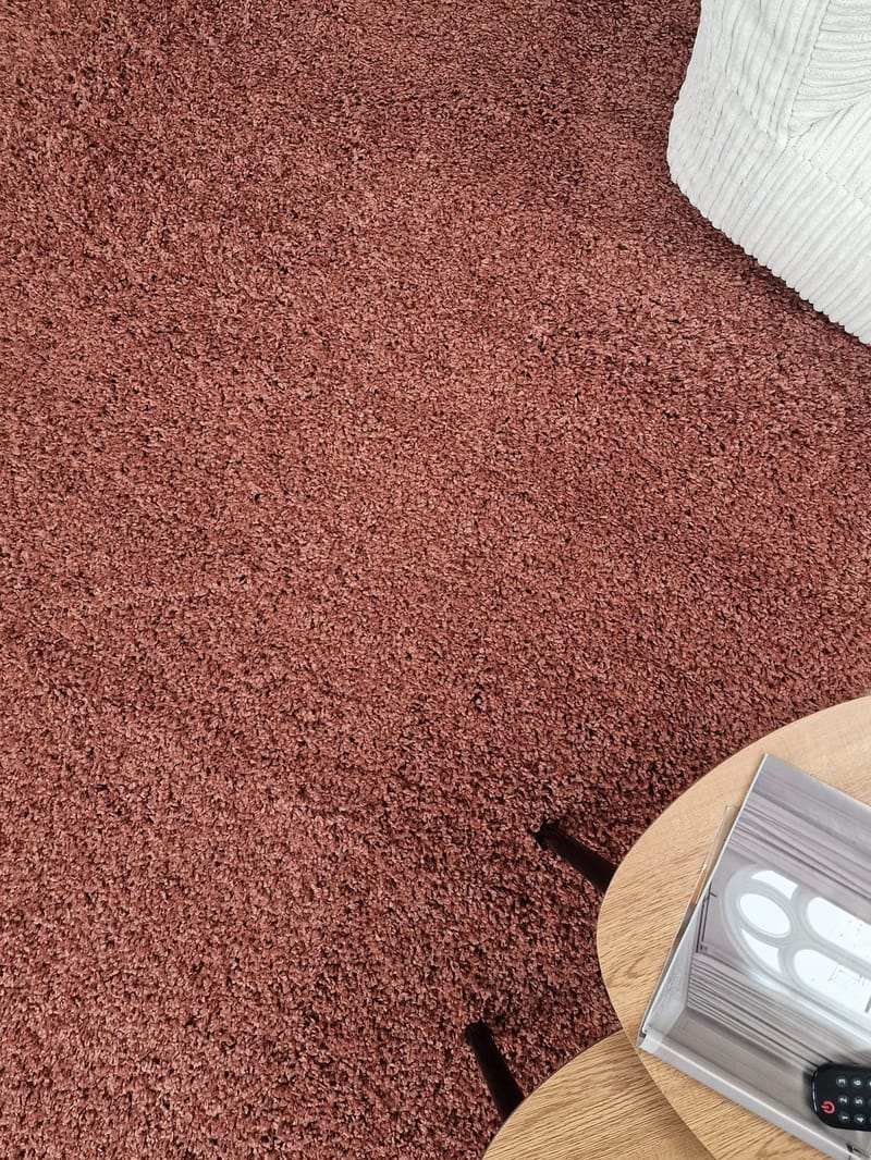 Lounge nukkamatto 160x230 cm suorakaide - Kupari - Kodintekstiilit & matot - Matto - Moderni matto - Käytävämatto