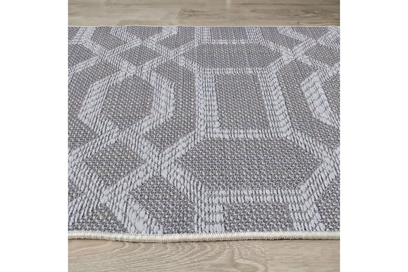 Magma Puuvillamatto 160x230 cm Suorakaide - Harmaa - Kodintekstiilit & matot - Matto - Moderni matto - Puuvillamatto