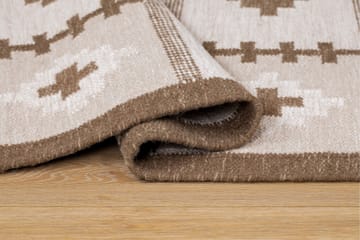 Arvika Villamatto 160x230 cm Suorakaide - Beige - Kodintekstiilit & matot - Matto - Moderni matto - Villamatto