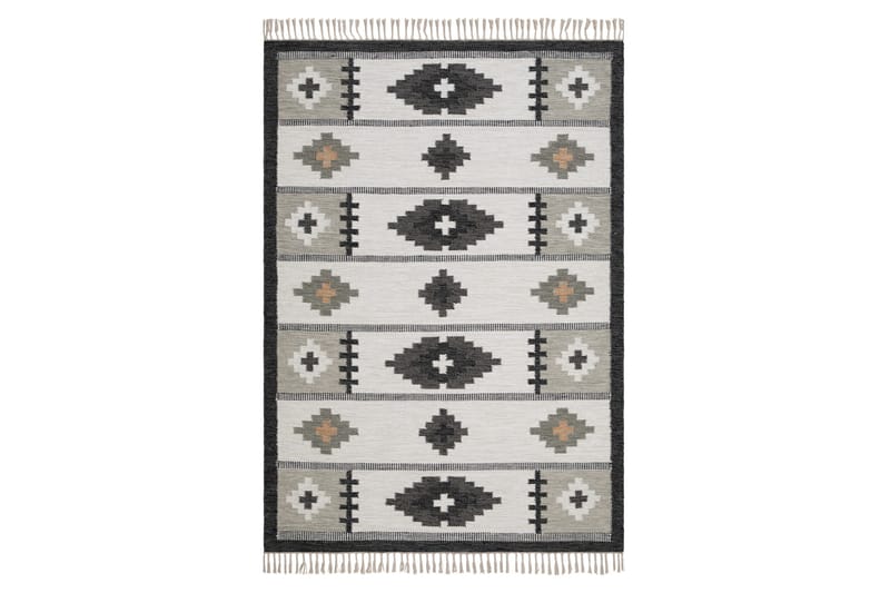 Arvika Villamatto 160x230 cm Suorakaide - Harmaa - Kodintekstiilit & matot - Matto - Moderni matto - Villamatto