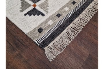 Avesta Villamatto 160x230 cm Suorakaide - Harmaa - Kodintekstiilit & matot - Matto - Moderni matto - Villamatto