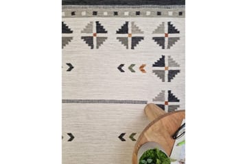 Avesta Villamatto 160x230 cm Suorakaide - Harmaa - Kodintekstiilit & matot - Matto - Moderni matto - Villamatto