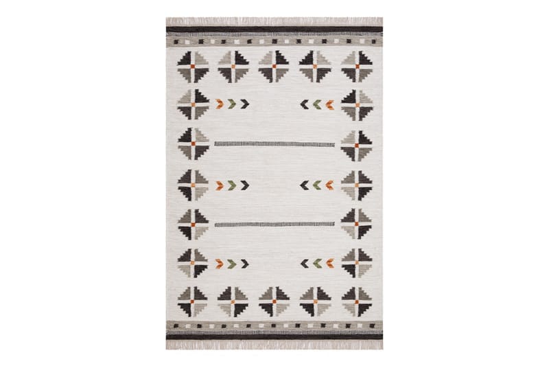 Avesta Villamatto 160x230 cm Suorakaide - Harmaa - Kodintekstiilit & matot - Matto - Moderni matto - Villamatto