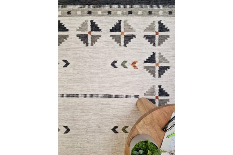 Avesta Villamatto 160x230 cm Suorakaide - Harmaa - Kodintekstiilit & matot - Matto - Moderni matto - Villamatto