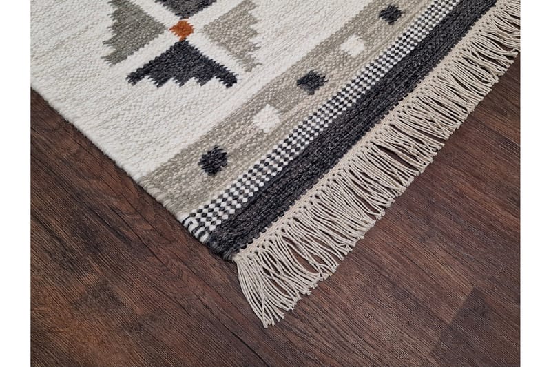 Avesta Villamatto 160x230 cm Suorakaide - Harmaa - Kodintekstiilit & matot - Matto - Moderni matto - Villamatto