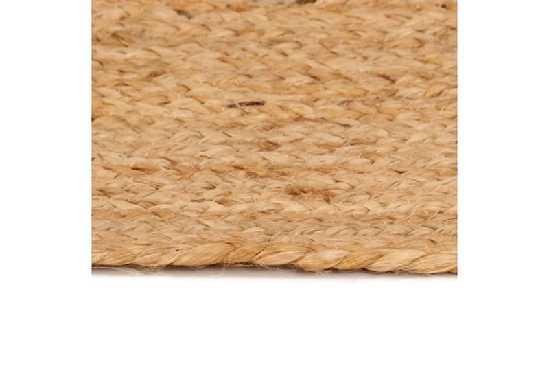 beBasic Matto punottu juutti 180 cm pyöreä - Beige - Kodintekstiilit & matot - Matto - Moderni matto - Juuttimatto & Hamppumatto