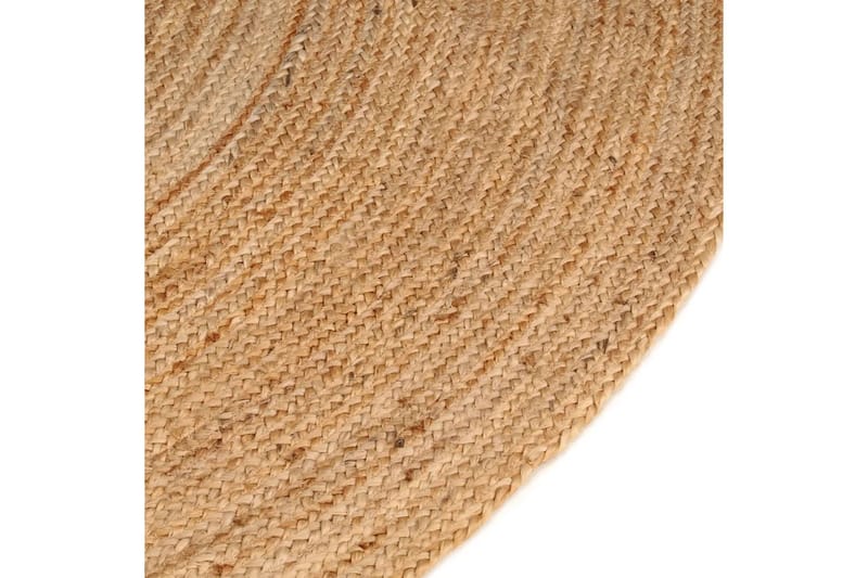 beBasic Matto punottu juutti 210 cm pyöre�ä - Beige - Kodintekstiilit & matot - Matto - Moderni matto - Juuttimatto & Hamppumatto