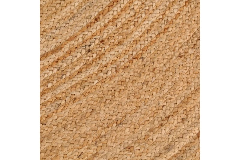 beBasic Matto punottu juutti 210 cm pyöreä - Beige - Kodintekstiilit & matot - Matto - Moderni matto - Juuttimatto & Hamppumatto