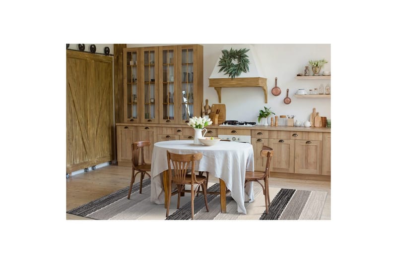 Bomullsmattor KM Home Svart 140x200 cm - Kodintekstiilit & matot - Matto - Moderni matto - Puuvillamatto