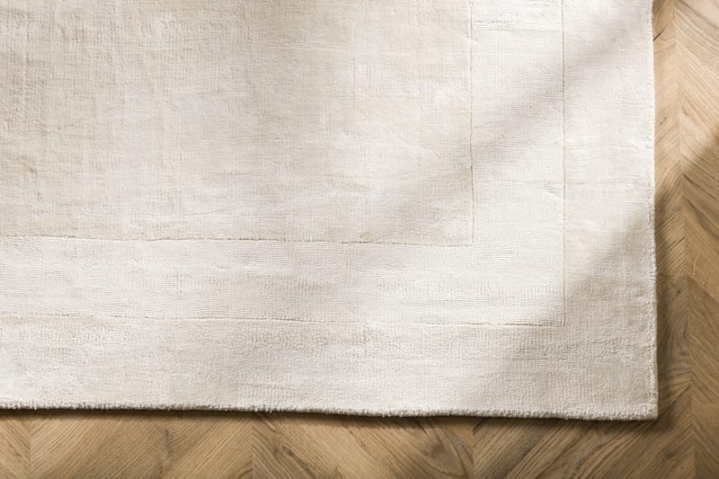 Boston Viskoosimatto 160x230 cm - Valkoinen - Kodintekstiilit & matot - Matto - Moderni matto - Viskoosimatto & keinosilkkimatto