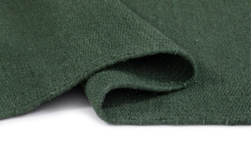 Eden Villamatto 140x200 cm Suorakaide - Smaragdinvihreä - Kodintekstiilit & matot - Matto - Moderni matto - Villamatto