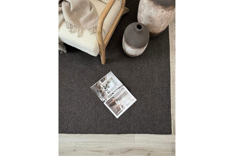 Eden Villamatto 200x200 cm Neliö - Taupe - Kodintekstiilit & matot - Matto - Moderni matto - Villamatto