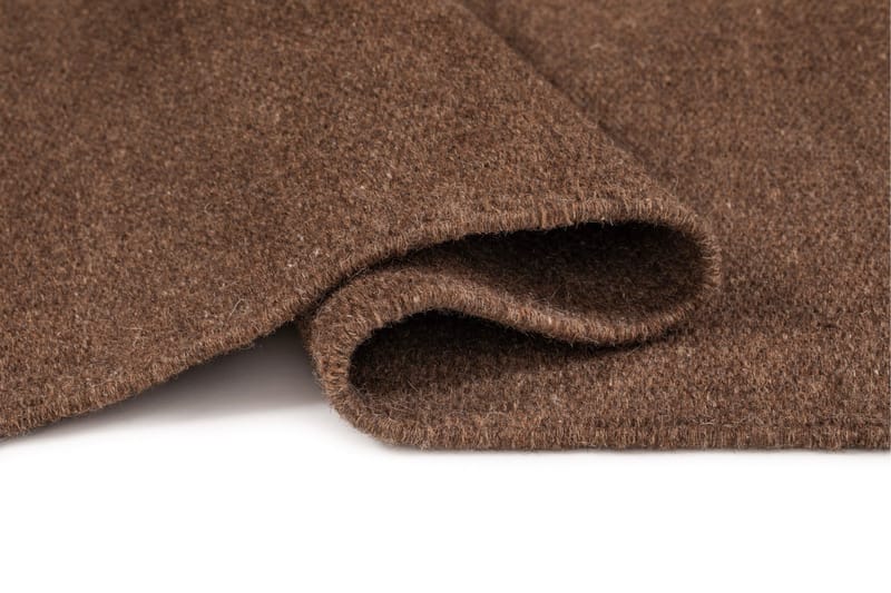 Eden Villamatto 75x230 cm Suorakaide - Ruskea - Kodintekstiilit & matot - Matto - Moderni matto - Villamatto