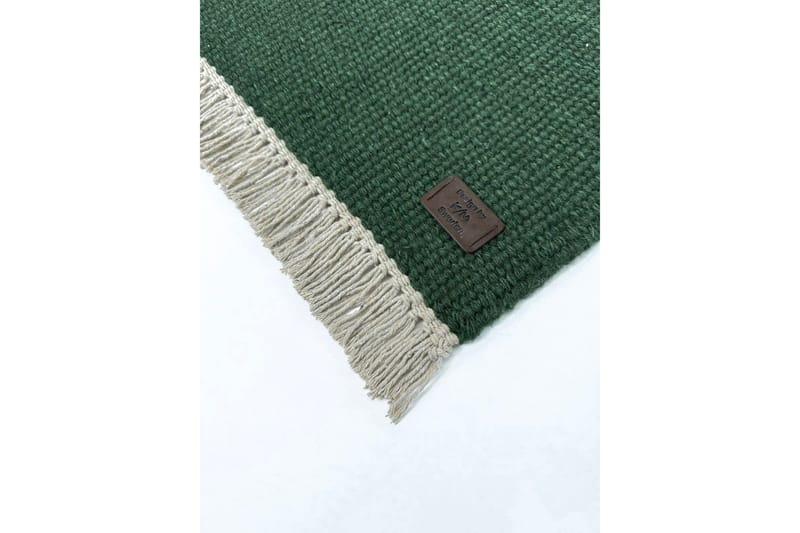 Eden Villamatto 75x230 cm Suorakaide - Smaragdinvihreä - Kodintekstiilit & matot - Matto - Moderni matto - Villamatto