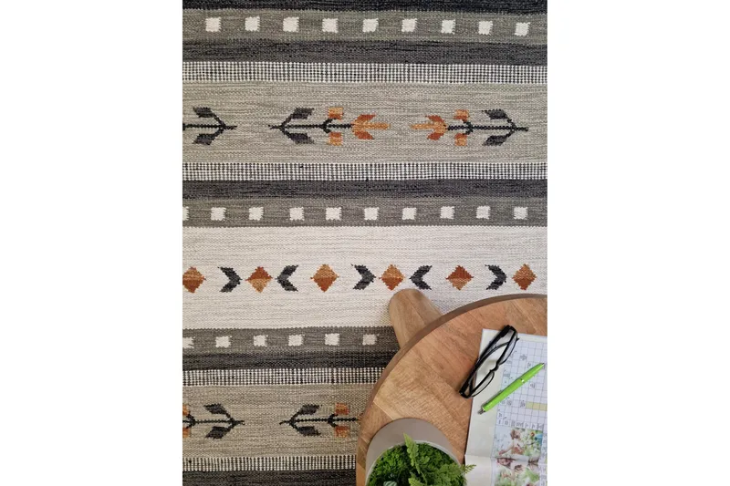 Fagersta Villamatto 240x340 cm Suorakulmainen - Harmaa - Kodintekstiilit & matot - Matto - Moderni matto - Villamatto