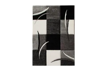 Friezematto London Patch 200x290 cm Musta - Musta - Kodintekstiilit & matot - Matto - Moderni matto - Wilton-matto