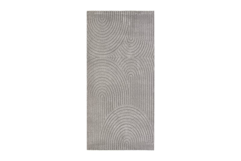 Genova Wiltonmatto 80x250 cm Suorakaide - Harmaa - Kodintekstiilit & matot - Matto - Moderni matto - Wilton-matto
