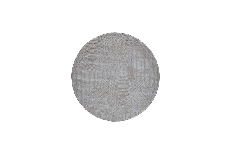 Genova Zen Wiltonmatto 120x120 cm Pyöreä, Harmaa