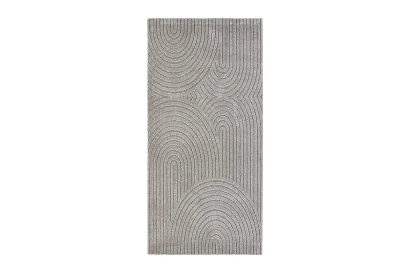 Genova Zen Wiltonmatto 80x150 cm Suorakaide, Harmaa