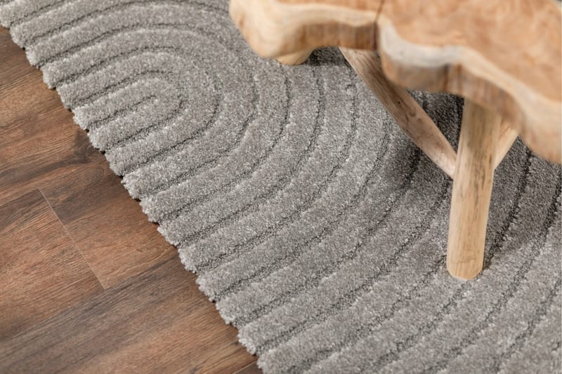 Genova Zen Wiltonmatto 80x150 cm Suorakaide - Harmaa - Kodintekstiilit & matot - Matto - Moderni matto - Wilton-matto