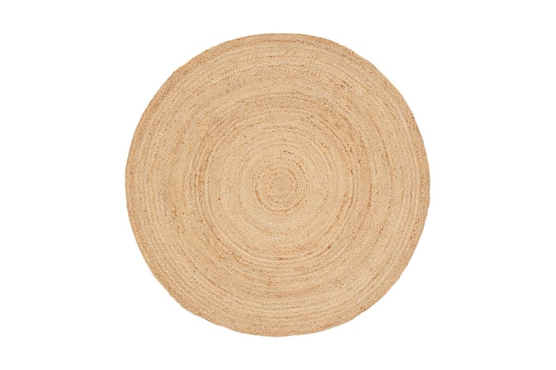 Hamppumatto Jute Ø120 cm Beige/Harmaa, Luonnonväri