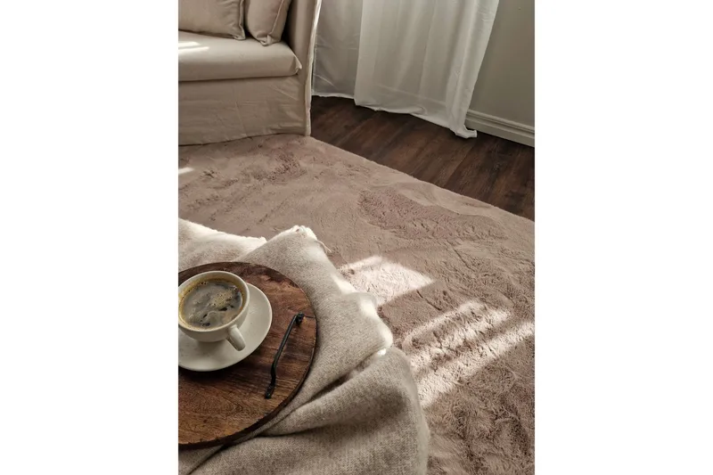 Heaven Deluxe Matto 160x230 cm - Taupe - Kodintekstiilit & matot - Matto - Moderni matto - Nukkamatto