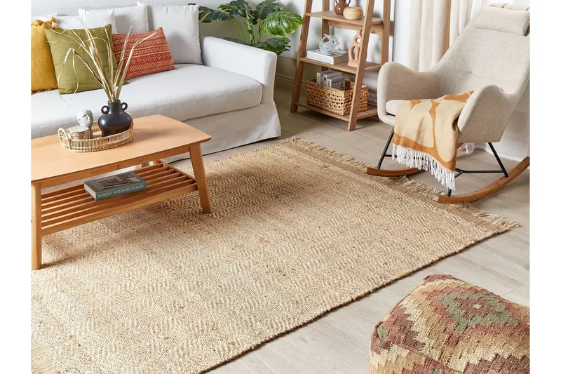 Juuttimatto Abana 160x230 cm - Beige - Kodintekstiilit & matot - Matto - Moderni matto - Juuttimatto & Hamppumatto