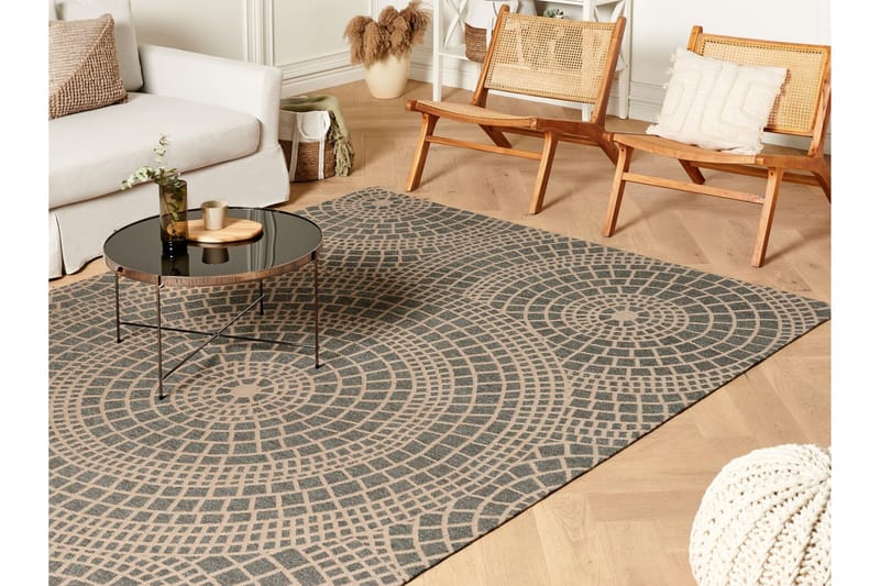 Juuttimatto Ariba 200x300 cm, Harmaa