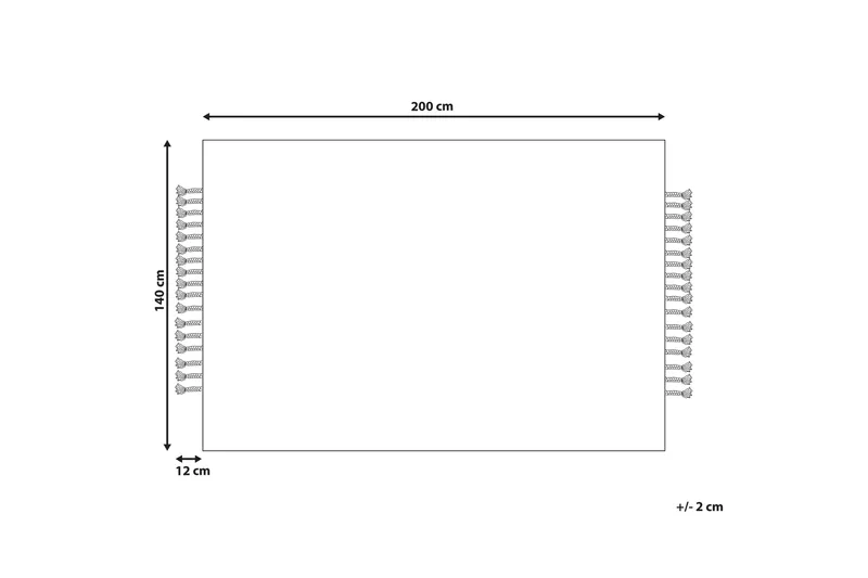 Juuttimatto Berissa 140x200 cm - Beige - Kodintekstiilit & matot - Matto - Moderni matto - Juuttimatto & Hamppumatto