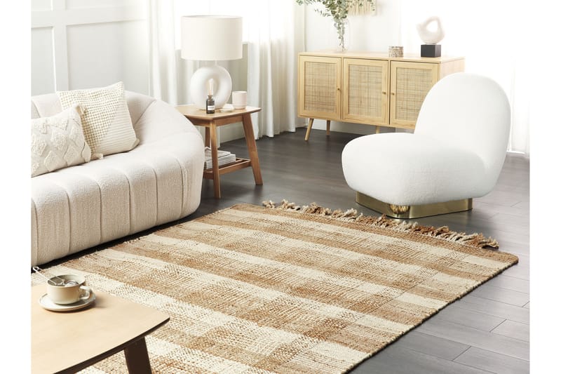 Juuttimatto Berissa 160x230 cm - Beige - Kodintekstiilit & matot - Matto - Moderni matto - Juuttimatto & Hamppumatto