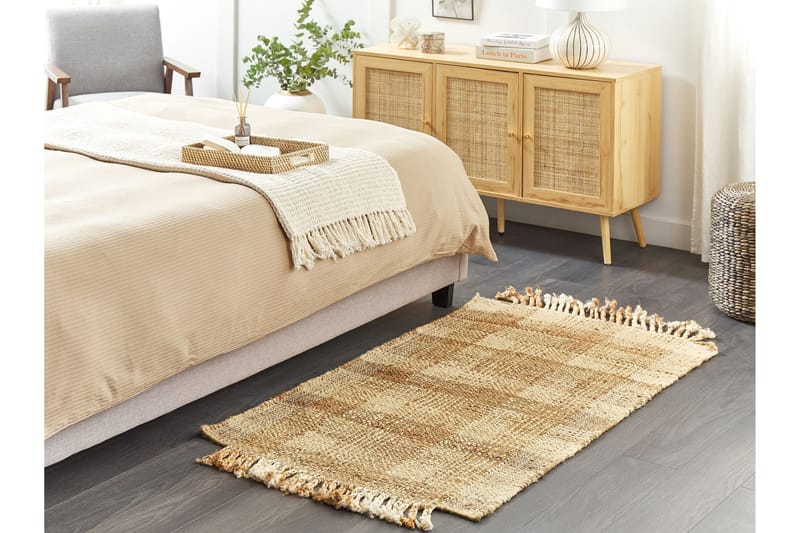 Juuttimatto Berissa 80x150 cm - Beige - Kodintekstiilit & matot - Matto - Moderni matto - Juuttimatto & Hamppumatto