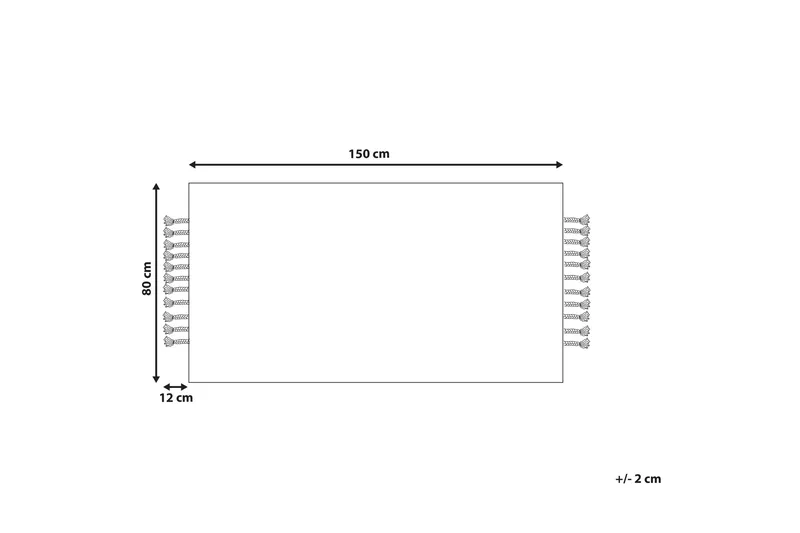 Juuttimatto Dedemli 80x150 cm - Beige - Kodintekstiilit & matot - Matto - Moderni matto - Sisalmatto