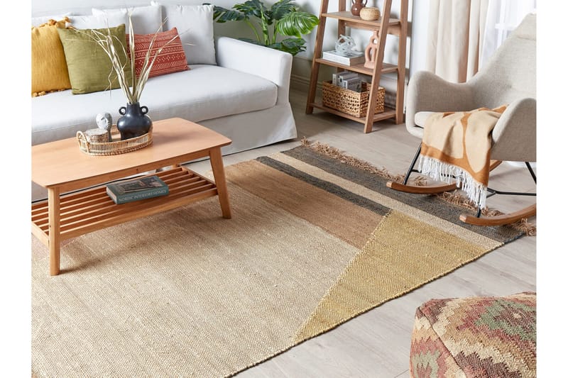 Juuttimatto Esenurt 160x230 cm - Ruskea - Kodintekstiilit & matot - Matto - Moderni matto - Juuttimatto & Hamppumatto