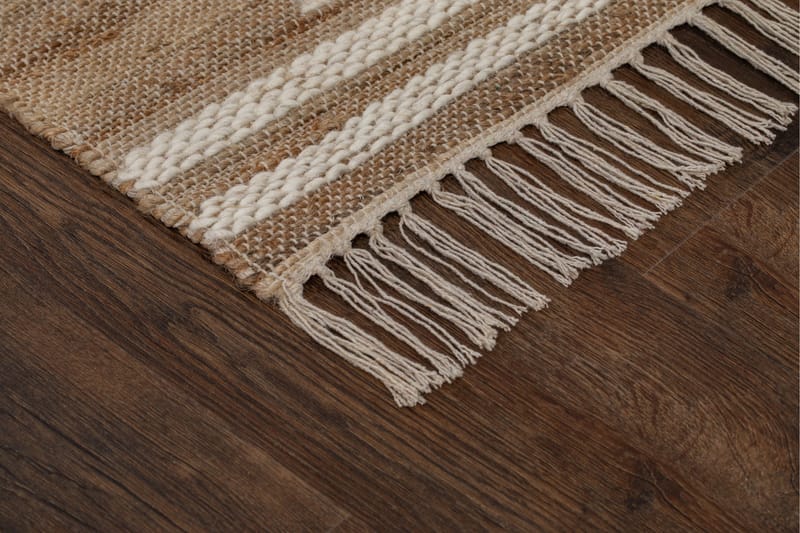 Juuttimatto Surat 200x300 cm Luonnollinen/Kermanvaalea - Luonnonväri/Kermanvalkoinen - Kodintekstiilit & matot - Matto - Moderni matto - Juuttimatto & Hamppumatto