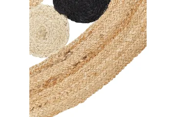 Juuttimatto Hovit 140 cm Pyöreä - Beige - Kodintekstiilit & matot - Matto - Moderni matto - Sisalmatto