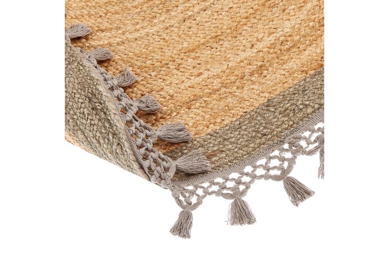 Juuttimatto Marts 140 cm Pyöreä - Beige - Kodintekstiilit & matot - Matto - Moderni matto - Juuttimatto & Hamppumatto