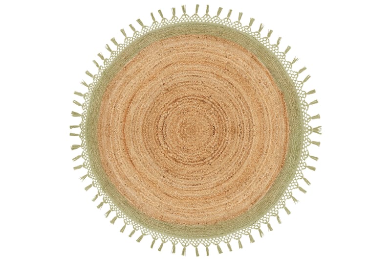 Juuttimatto Marts 140 cm Pyöreä - Beige - Kodintekstiilit & matot - Matto - Moderni matto - Juuttimatto & Hamppumatto
