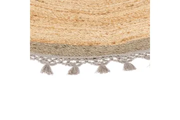 Juuttimatto Marts 140 cm Pyöreä - Beige - Kodintekstiilit & matot - Matto - Moderni matto - Sisalmatto