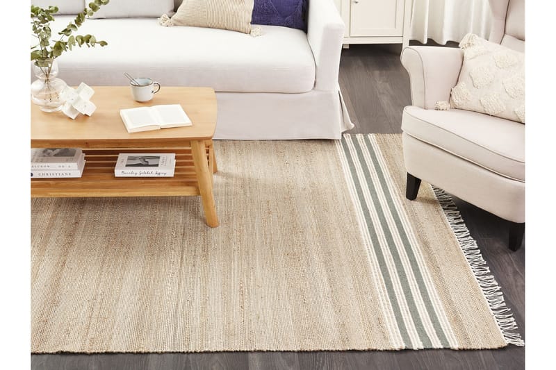 Juuttimatto Mirza 160x230 cm - Beige - Kodintekstiilit & matot - Matto - Moderni matto - Juuttimatto & Hamppumatto