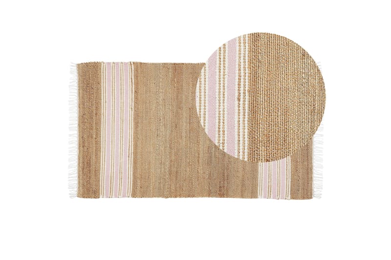 Juuttimatto Mirza 80x150 cm - Beige - Kodintekstiilit & matot - Matto - Moderni matto - Juuttimatto & Hamppumatto