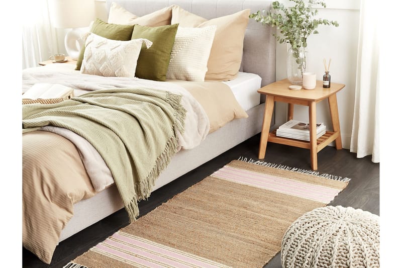 Juuttimatto Mirza 80x150 cm - Beige - Kodintekstiilit & matot - Matto - Moderni matto - Juuttimatto & Hamppumatto