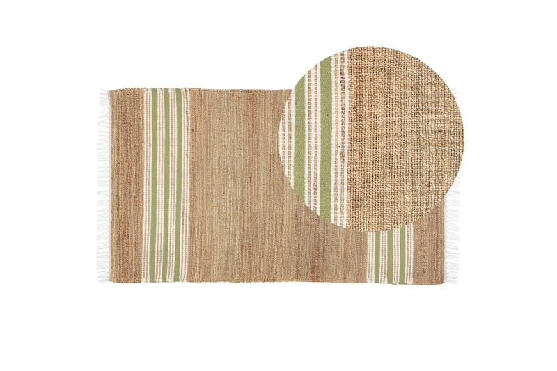 Juuttimatto Mirza 80x150 cm - Beige - Kodintekstiilit & matot - Matto - Moderni matto - Juuttimatto & Hamppumatto